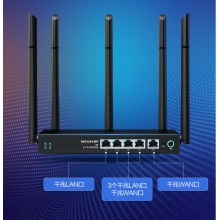 磊科全千兆無(wú)線(xiàn)路由器B6商鋪專(zhuān)用wifi企業(yè)級(jí)5G雙頻1200M高速多WAN口鐵殼5天線(xiàn)路由
