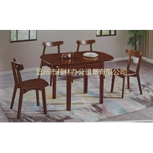 餐桌 北歐跳臺 橡膠木 胡桃色原木色 一桌四椅長凳 1350x850