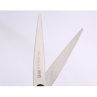 晨光文具195mm辦公家用剪刀 大號(hào)手工剪紙刀 辦公用品 黑色單把裝ASS91312