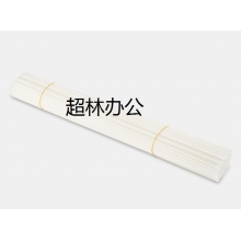 得力財(cái)務(wù)憑證裝訂機(jī)配套透明尼龍鉚管 熱熔膠管裝訂管塑料管耗材 100支/盒 3853（φ5.2*500mm）