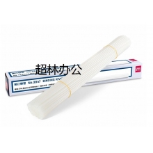 得力財務(wù)憑證裝訂機配套透明尼龍鉚管 熱熔膠管裝訂管塑料管耗材 100支/盒 3853（φ5.2*500mm）