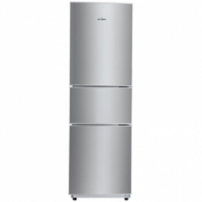 美的(Midea)206升 時(shí)尚三門三溫冰箱 日耗電0.49度 HIPS環(huán)保內(nèi)膽 閃白銀 BCD-206TM(E)