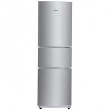 美的(Midea)206升 時尚三門三溫冰箱 日耗電0.49度 HIPS環(huán)保內膽 閃白銀 BCD-206TM(E)